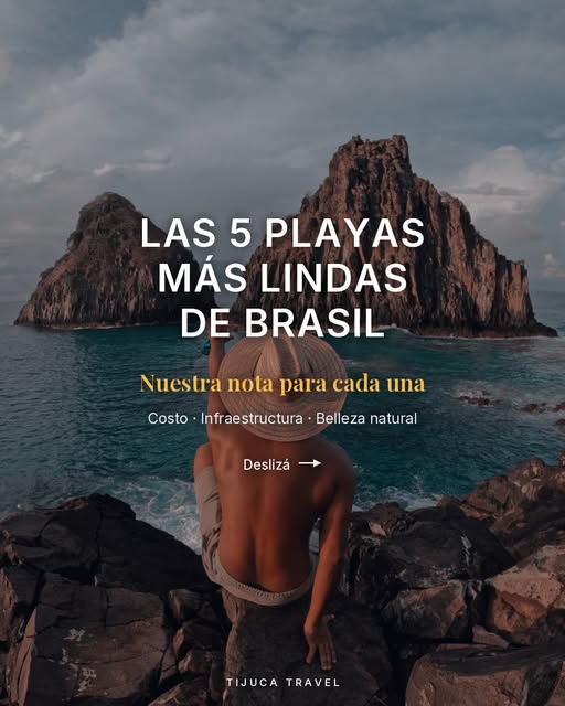 Las cinco playas más lindas de Brasil